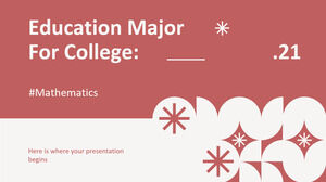 Educație Major pentru colegiu: Matematică