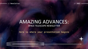 Amazing Advances: Space Telescope Newsletter