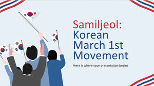 Samiljeol: Korean March 1st Movement
