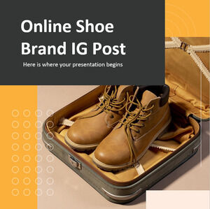 Postagem IG de marca de calçado on-line