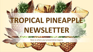Информационный бюллетень о тропическом ананасе