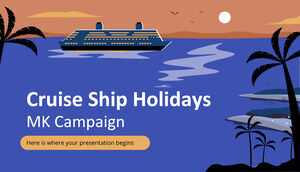 Campagne MK pour les vacances en bateau de croisière