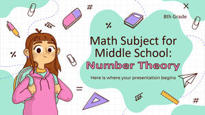 مادة الرياضيات للمدرسة المتوسطة - الصف الثامن: نظرية الأعداد