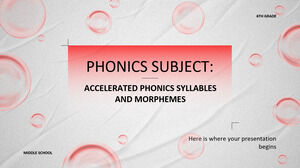 Phonics-Fach für die Mittelschule – 6. Klasse: Beschleunigte Phonics, Silben und Morpheme