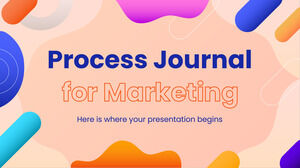 마케팅을 위한 프로세스 저널