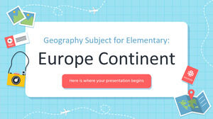 Предмет географии для начальной школы: Европейский континент