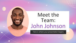 Rencontrez l'équipe : John Johnson