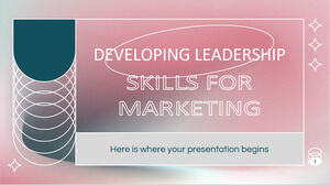 Developing Leadership Skills for Marketing