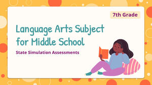 Materia di arti linguistiche per la scuola media - 7a elementare: valutazioni di simulazione statale