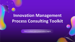 Инструментарий для консультирования по процессам управления инновациями