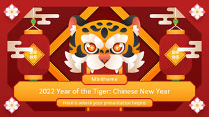 2022 - Año del Tigre: Minitema del Año Nuevo Chino