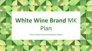 Plan MK de marque de vin blanc