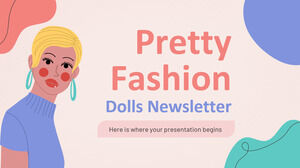 Newsletter sulle bambole graziose alla moda