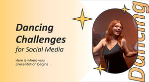 Tanzherausforderungen für soziale Medien