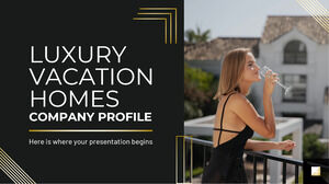 Luxury Vacation Homes Company Profile