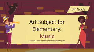 Asignatura de Arte para Primaria - 5to Grado: Música
