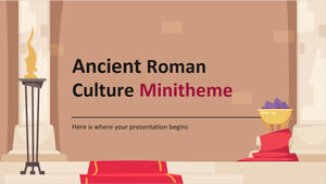 Minitema da Cultura Romana Antiga