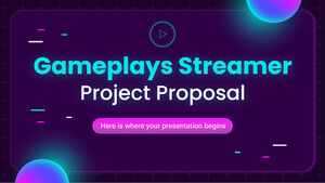Propuesta de proyecto Gameplays Streamer