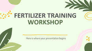 Fertilizer Training Workshop