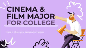 Cinema e cinema para faculdade