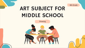 Materia artistica per la scuola media - 8a elementare: disegno