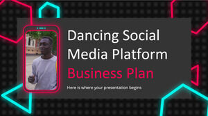 Plan d'affaires de la plateforme de médias sociaux Dancing