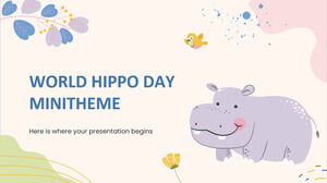 Minitema del Día Mundial del Hipopótamo