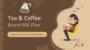 Piano MK del marchio di tè e caffè