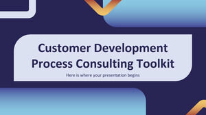 Setul de instrumente de consultanță pentru procesul de dezvoltare a clienților