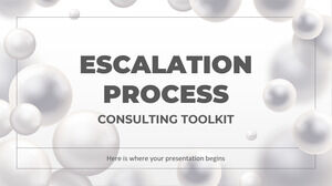 エスカレーション プロセス コンサルティング ツールキット