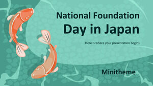 Minithème de la Journée nationale de la Fondation au Japon