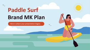 Plan Paddle Surf Marca MK