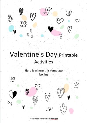 Valentine's Day Printable Activities