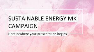 Campanha MK Energia Sustentável