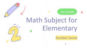 مادة الرياضيات للمرحلة الابتدائية - الصف الأول: الإحساس بالأرقام