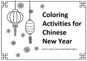 Zajęcia kolorowanki na Chiński Nowy Rok