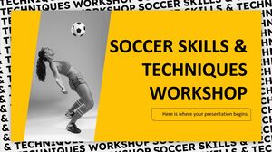 Workshop sulle abilità e tecniche del calcio