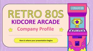 Profil de l'entreprise Kidcore Arcade rétro des années 80