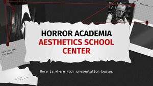 Horror Academia Aesthetics School Center