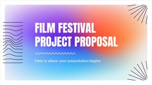 Proposition de projet de festival de films