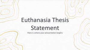 Declaración de tesis de eutanasia