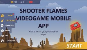 Aplicația mobilă Shooter Flames pentru jocuri video