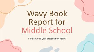 Wavy Book Report for Middle School