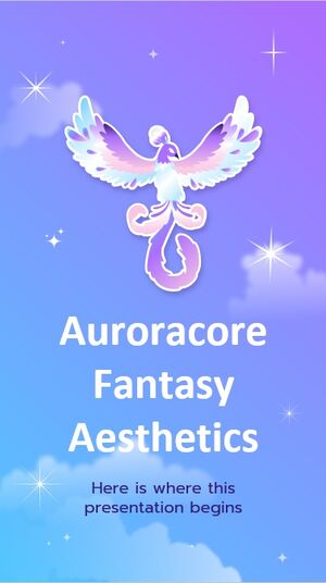 Anuncios de historias de IG de Auroracore Fantasy Aesthetics