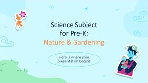 유아원 과학 과목: 자연과 정원 가꾸기