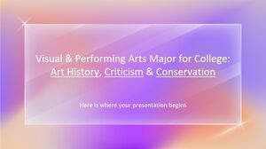 Specjalizacja w zakresie sztuk wizualnych i performatywnych w college'u: historia sztuki, krytyka i ochrona przyrody