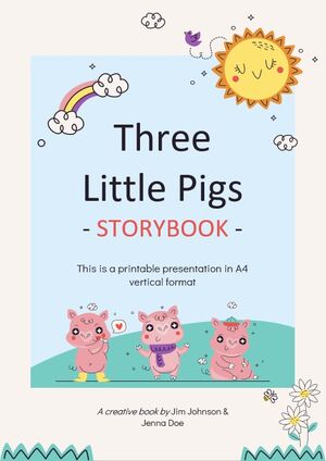 Livro de histórias dos três porquinhos