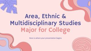 Área, Estudos Étnicos e Multidisciplinares para Faculdade