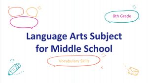 Przedmiot językowo-plastyczny dla gimnazjum - klasa 8: Umiejętności słownictwa