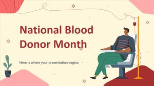 Mese nazionale dei donatori di sangue